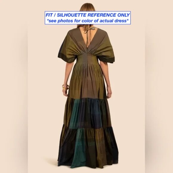 Trina Turk Dasya Maxi Dress, Sapphire Blue, NWT, Size 12 - Picture 9 of 9